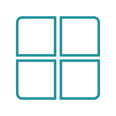 Microsoft logo blue-transparent